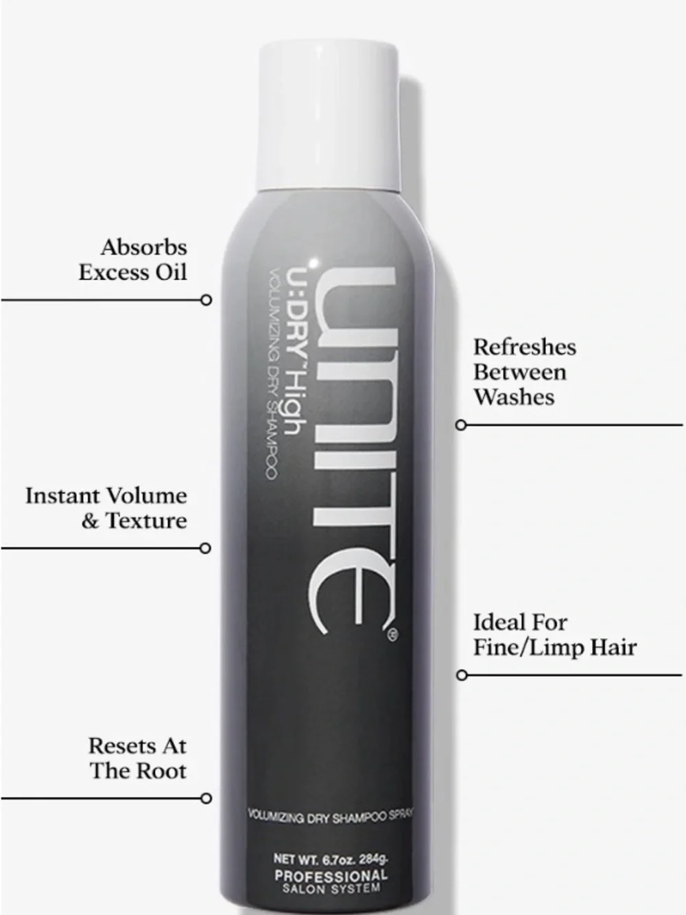 Unite U Dry High Volumizing Dry Shampoo Spray - Gray